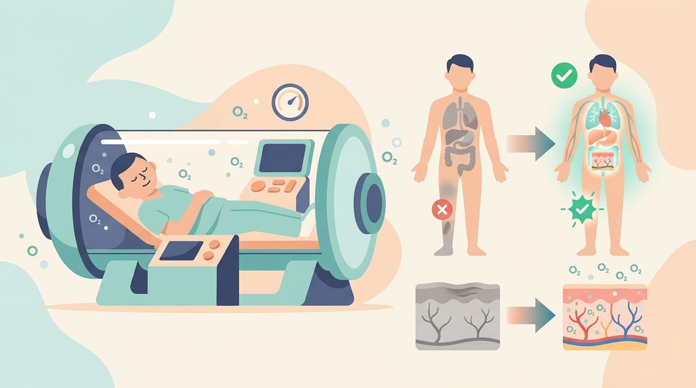 Hyperbaric Oxygen Therapy for Wound Healing: How It Works and Who It Helps